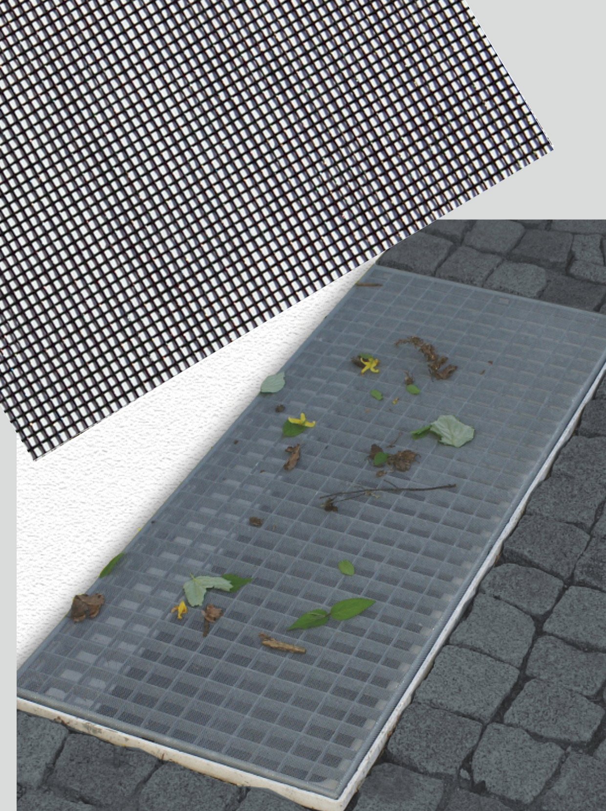 Lichtschachtabdeckung RAHMENLOS - Fiberglas
