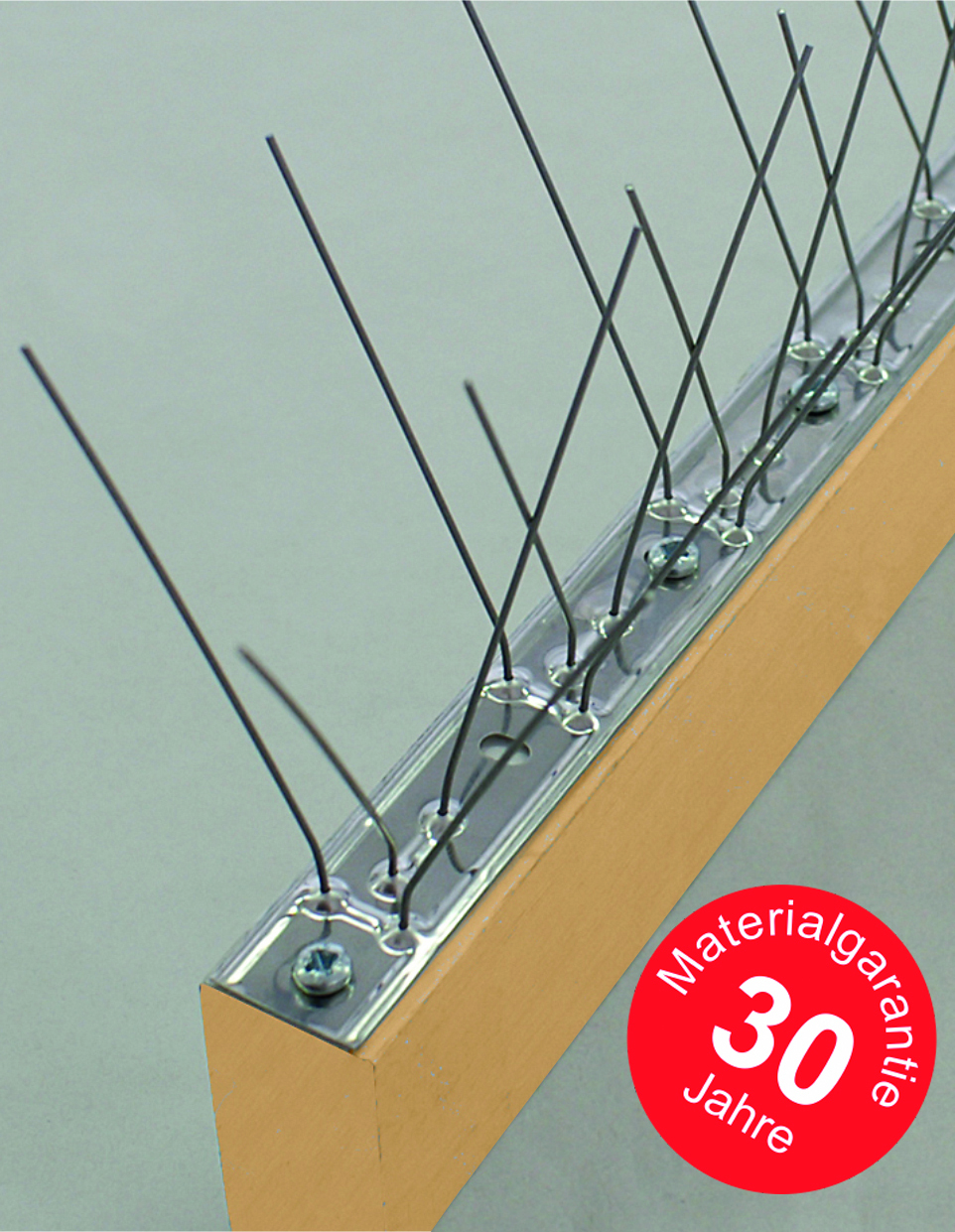 Taubenabwehr SPIKE 3-reihig